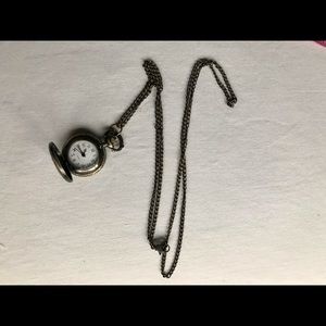 Cinder & Sage pocket watch necklace